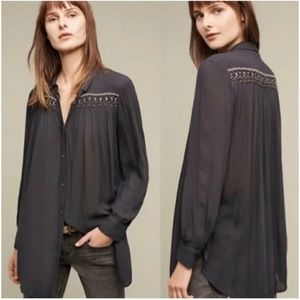 Floreat for Anthropologie Beulah Tunic Blouse